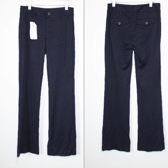 NWT Cabi Top Notch Trouser Pants 3202 Navy Women's Size 10 Long Tall H14662 - Picture 10 of 11